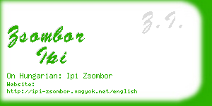 zsombor ipi business card